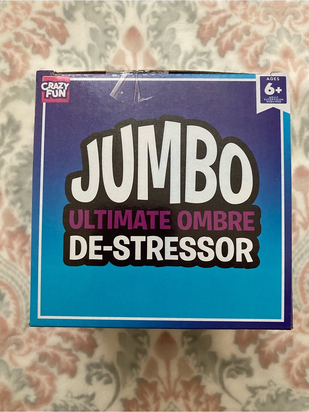 Jumbo Ombre De-Stressor - Blue & Purple